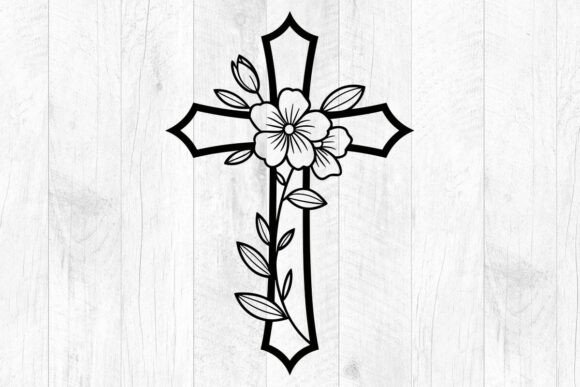 Cross SVG Cut File, Religious SVG for Crafts