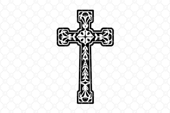 Holy Cross SVG, Christian Cross SVG 058 for Crafts