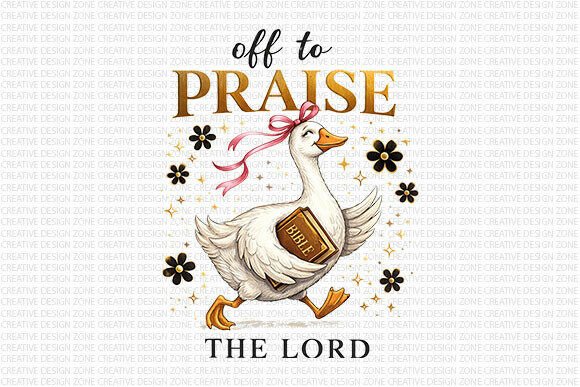 Off to Praise the Lord PNG Illustrations